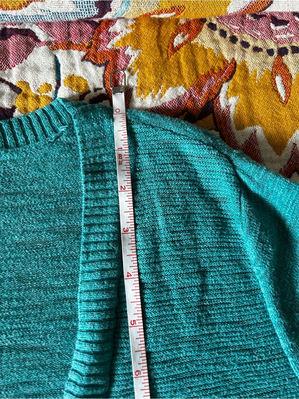Mossimo Teal Button-Up Women's Cardigan Sweater - Picture 5 of 9
